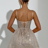 Vestido Mini Angelique - Champagne