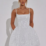 Vestido Mini Angelique - Marfim