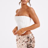 Saia Mini Anissa - Dourada