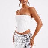 Saia Mini Anissa - Prata