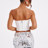 Saia Mini Anissa - Prata