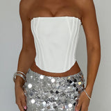 Saia Mini Anissa - Prata