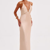 Vestido Maxi Anja - Champagne