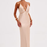 Vestido Maxi Anja - Champagne