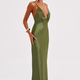 Vestido Maxi Anja - Caqui