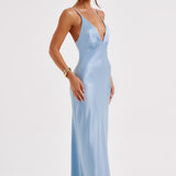 Vestido Maxi Anja - Turquesa