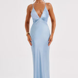 Vestido Maxi Anja - Turquesa