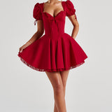 Vestido Mini Annie - Vermelho