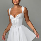 Vestido Mini Antonella - Marfim