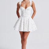 Vestido Mini Antonella - Estampa Floral Multicolorida