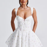 Vestido Mini Antonella - Estampa Floral Multicolorida