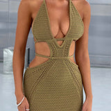 Vestido Maxi Arabella - Caqui