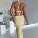 Vestido Maxi Arabella - Limão