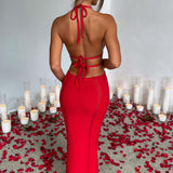 Vestido Maxi Arabella - Vermelho