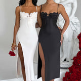 Vestido Midi Ardelle - Marfim