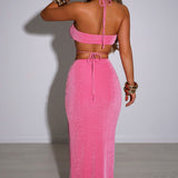 Saia Maxi Ariela - Chiclete