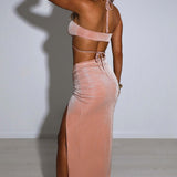 Saia Maxi Ariela - Pink Sparkle