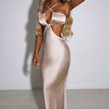 Vestido Maxi Arlo - Champanhe