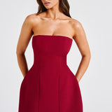 Vestido Mini Asha - Vinho