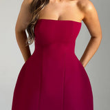 Vestido Mini Asha - Vinho