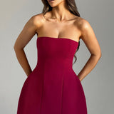 Vestido Mini Asha - Vinho