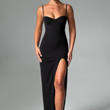 Vestido Maxi Asteria - Preto