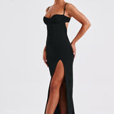 Vestido Maxi Asteria - Preto
