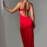 Vestido Asteria Maxi - Vermelho