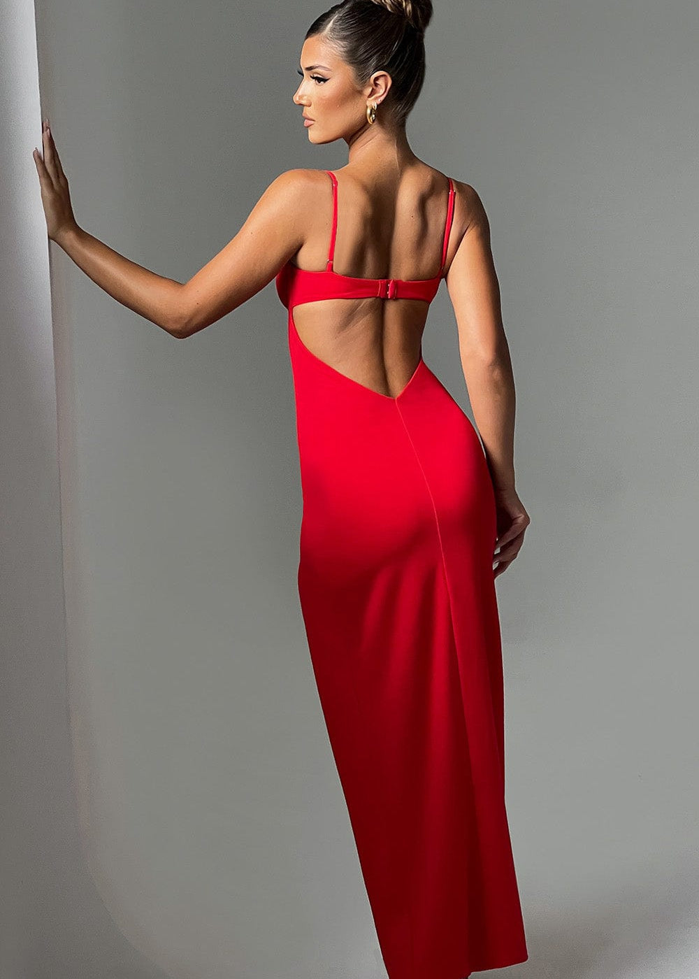 Vestido Maxi Asteria - Vermelho