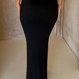 Saia Maxi Astrid - Preta