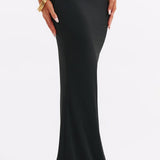 Saia Maxi Astrid - Preta