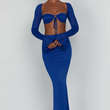Saia Maxi Astrid - Azul