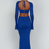 Saia Maxi Astrid - Azul