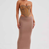 Saia Maxi Astrid - Chocolate