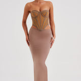 Saia Maxi Astrid - Chocolate