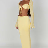 Saia Maxi Astrid - Limão