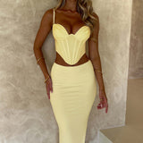 Saia Maxi Astrid - Limão