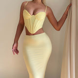 Saia Maxi Astrid - Limão