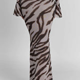Saia Maxi Astrid - Estampa de Zebra