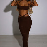 Saia Maxi Aubery - Chocolate