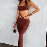 Saia Maxi Aubery - Chocolate