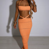 Saia Maxi Aubery - Laranja