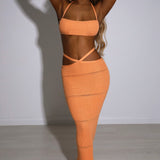 Saia Maxi Aubery - Laranja