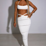 Saia Maxi Aubery - Branca