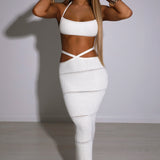 Saia Maxi Aubery - Branca