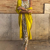 Carlota - Conjunto elegante de duas peças vintage