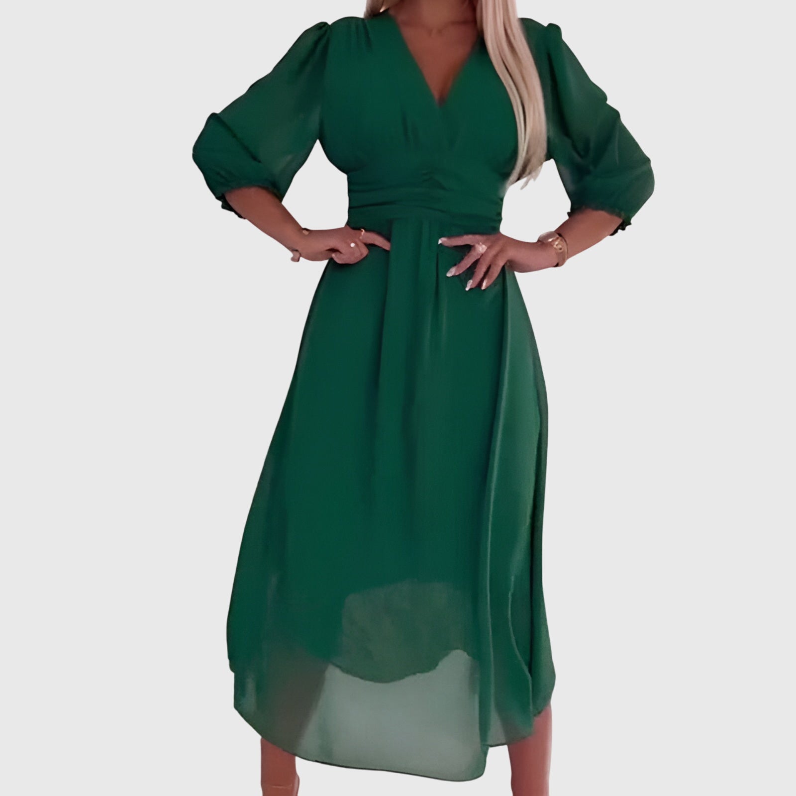 Chloe™ | Vestido Leve de Chiffon Sedoso