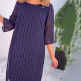 Monica - Vestido Plissado Sólido