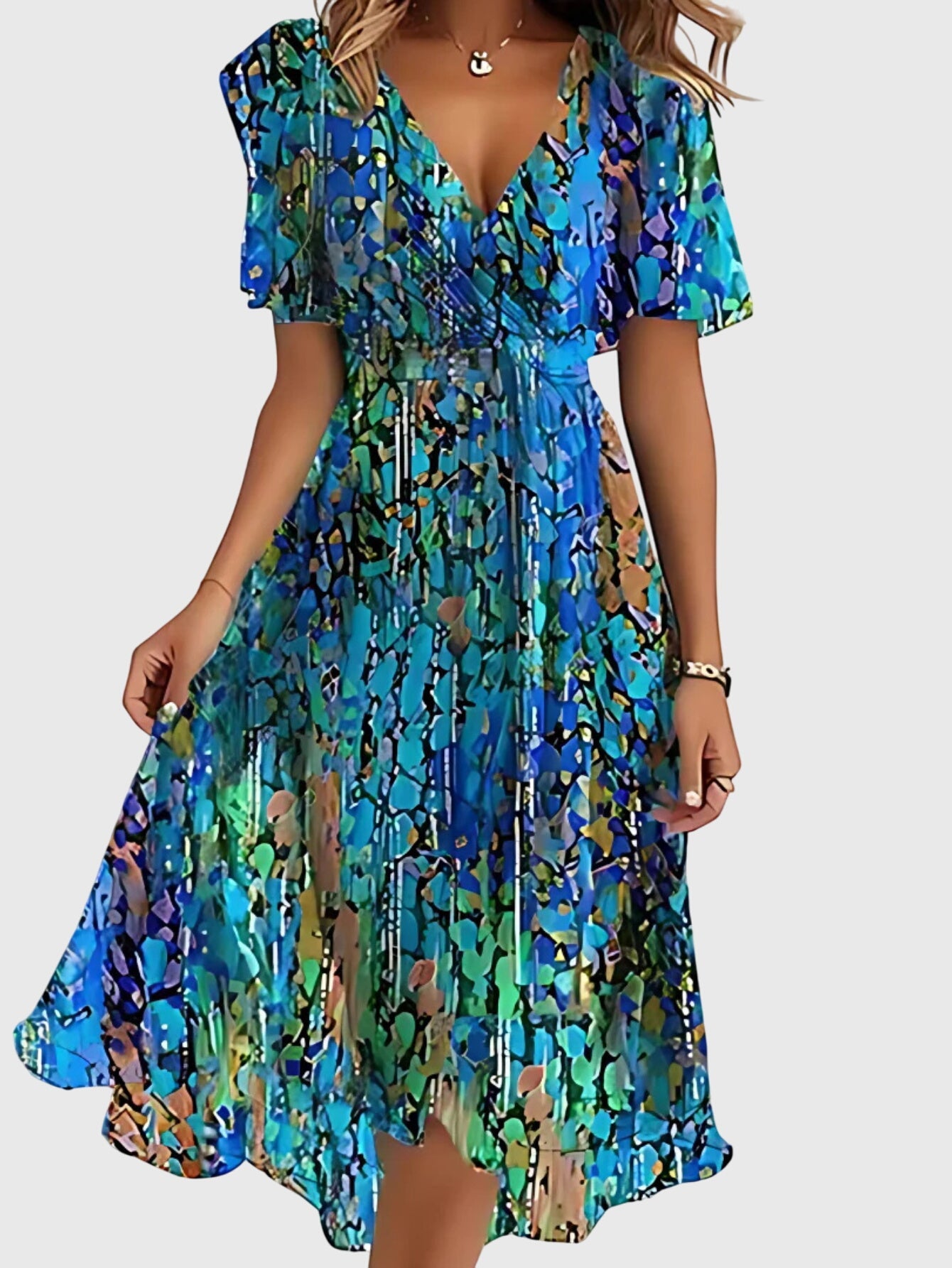 Matilda™ | Vestido de Verão com Cobertura para Barriga