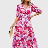 Merlin™ | Vestido Midi Floral Lisonjeiro